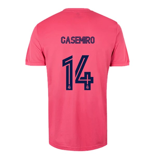 Trikot Real Madrid Auswarts NO.14 Casemiro 2020-21 Pink Fussballtrikots Günstig